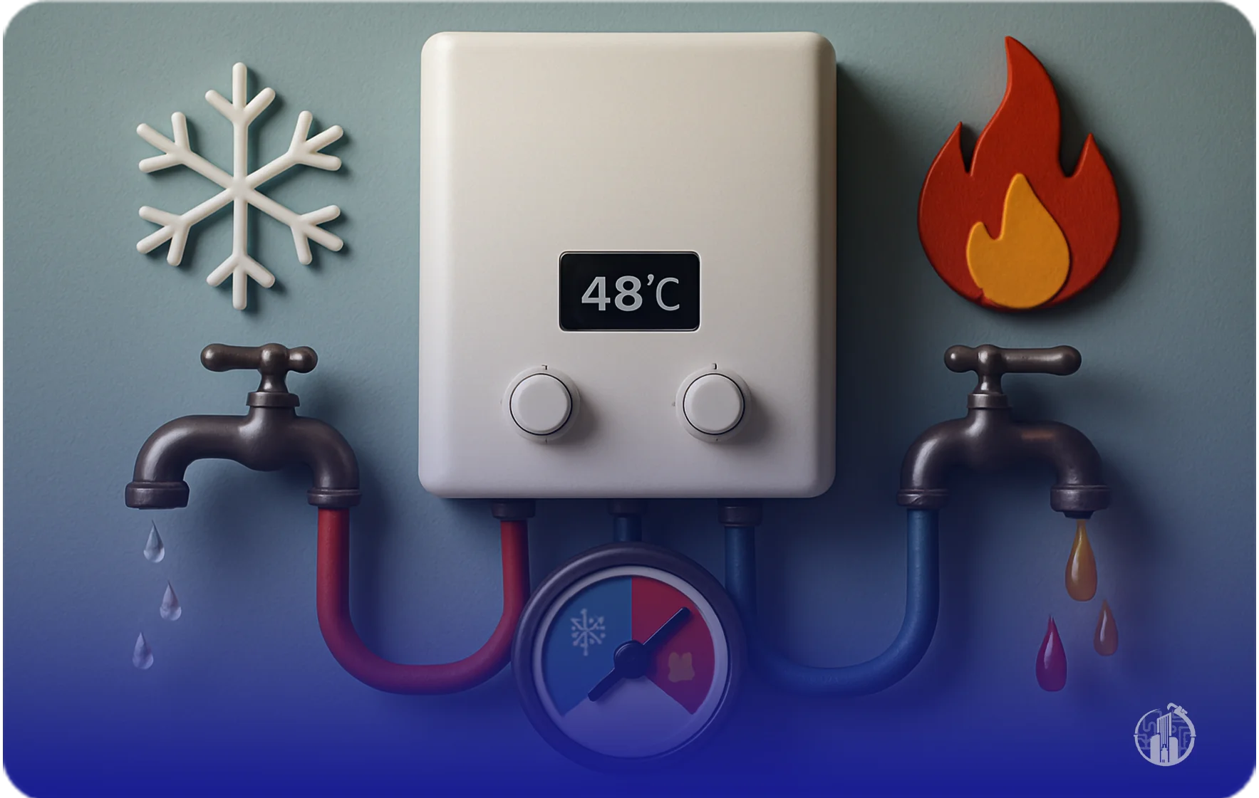 علت سرد و گرم شدن آب پکیج و راهکارهای رفع آن