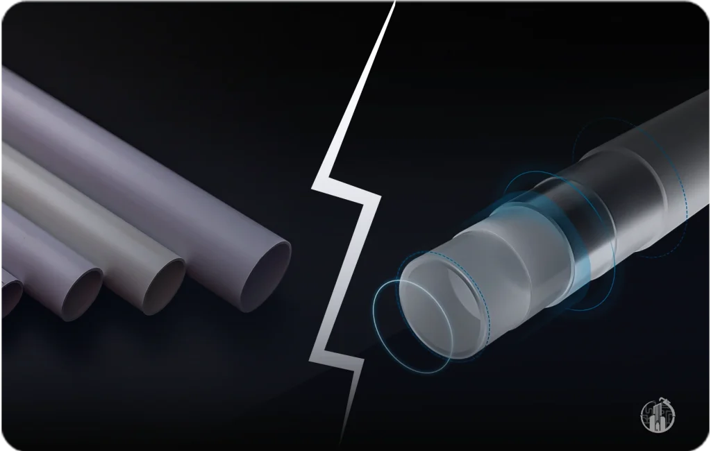 فرق لوله پنج لایه با تک لایه