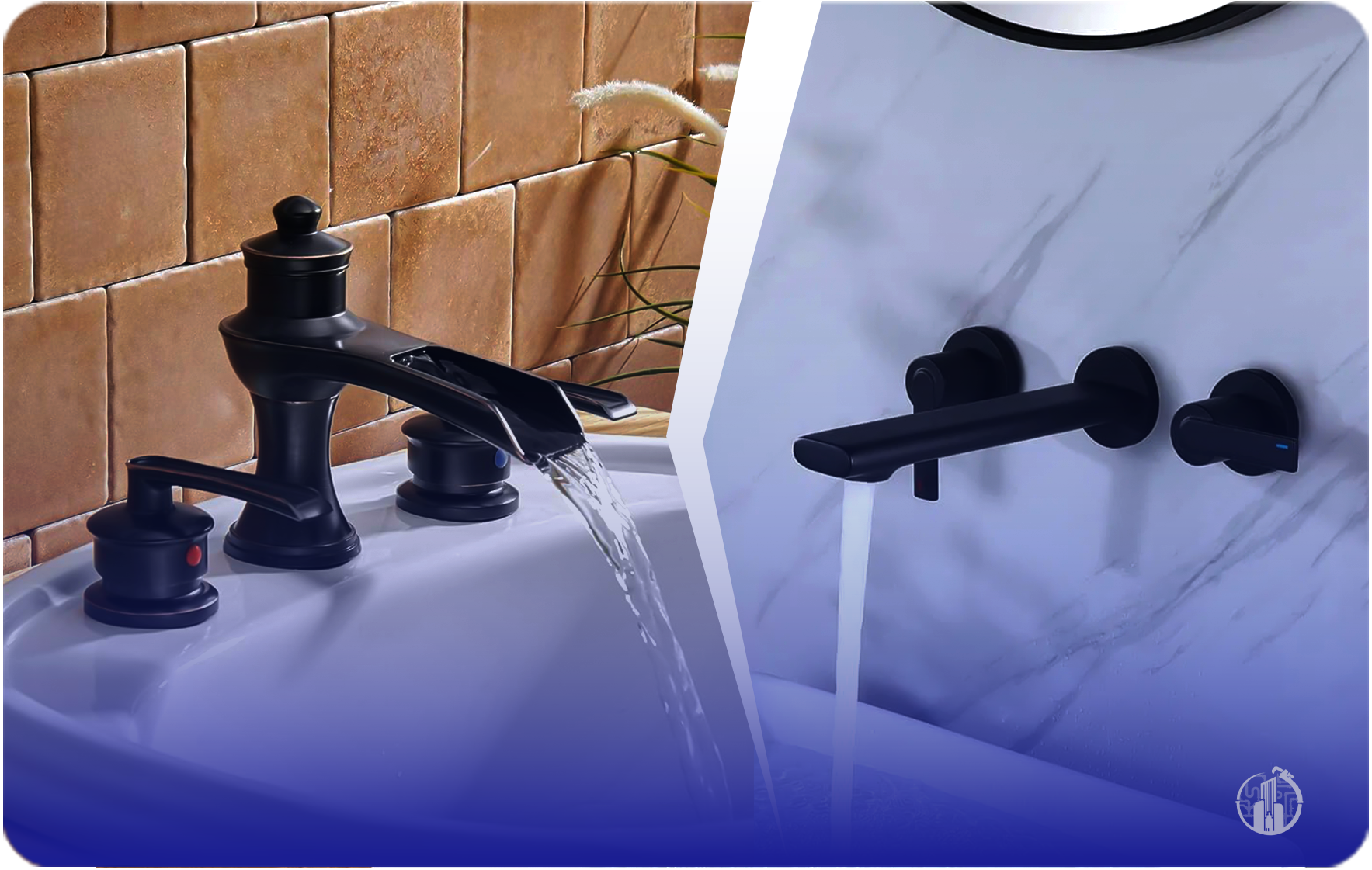 تفاوت شیرآلات توکار و روکار در چیست؟