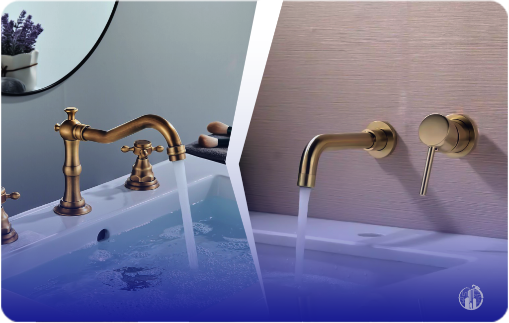 تفاوت شیرآلات توکار و روکار