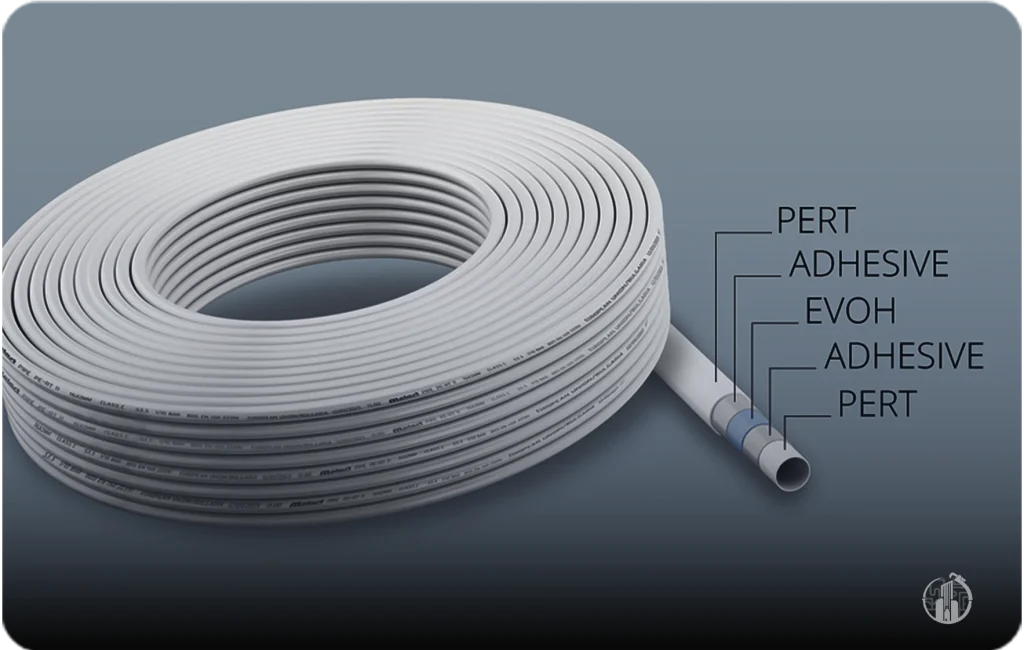 رنگ کلاف‌های لوله پنج لایه