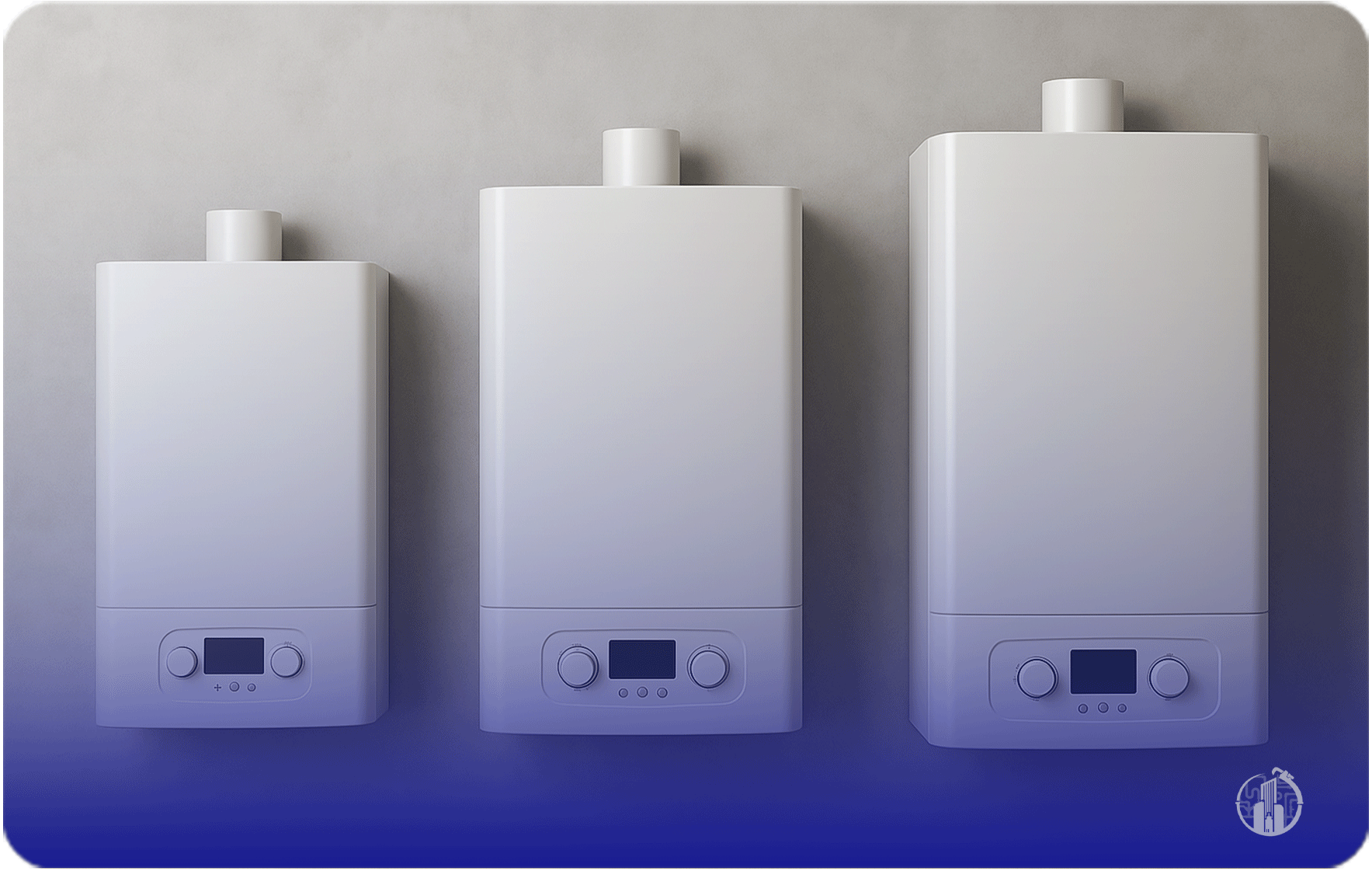 ظرفیت پکیج های دیواری