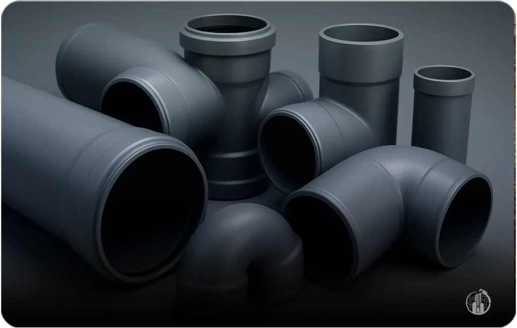 انواع لوله‌های فاضلاب