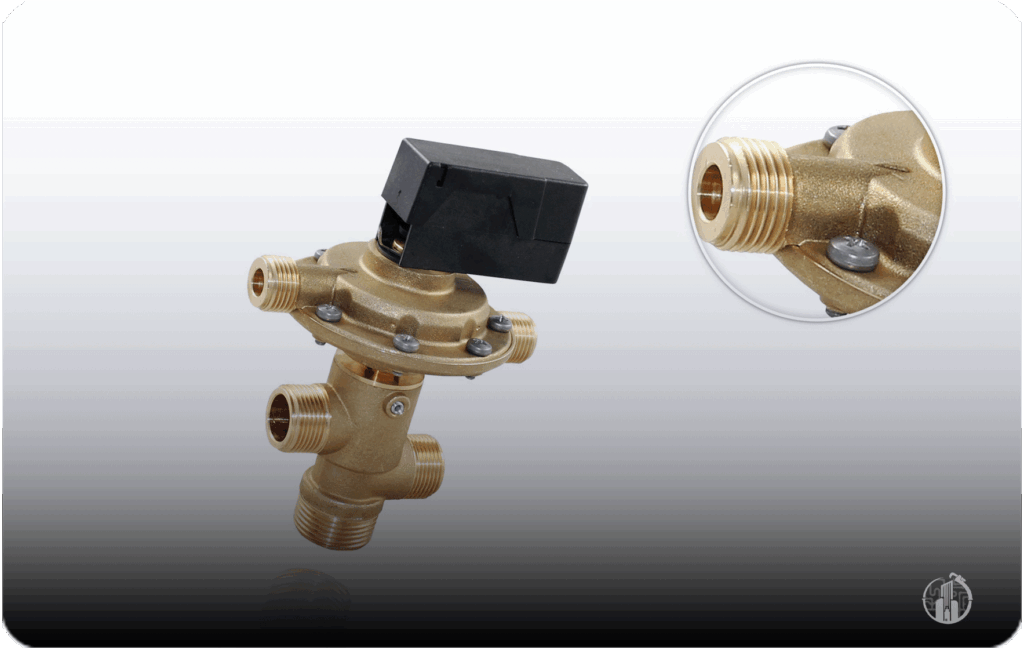 نقش شیر سه‌طرفه در سوئیچ بین آبگرم و شوفاژ