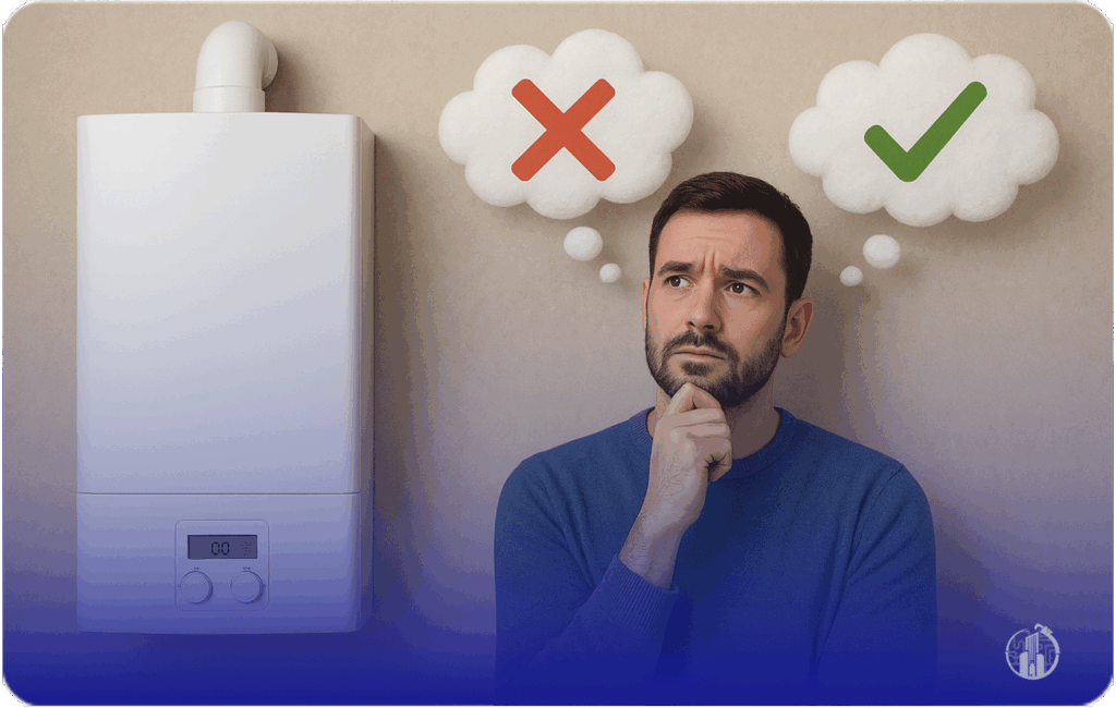 مزایا و معایب پکیج دیواری