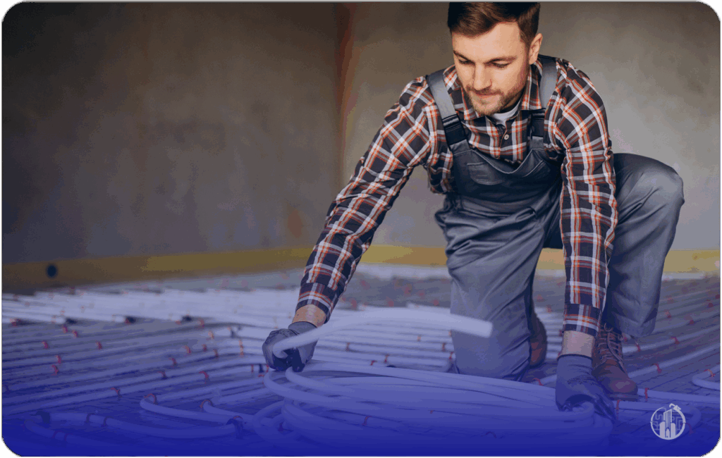 توضیح کاربردها در گرمایش از کف