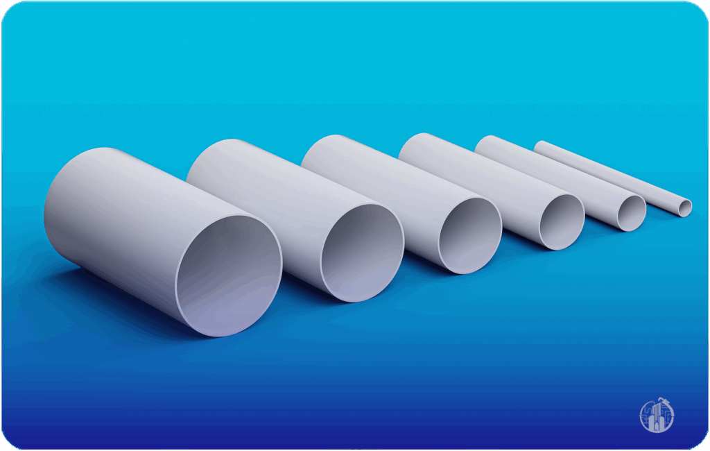 جدول سایز لوله‌های نیوپایپ