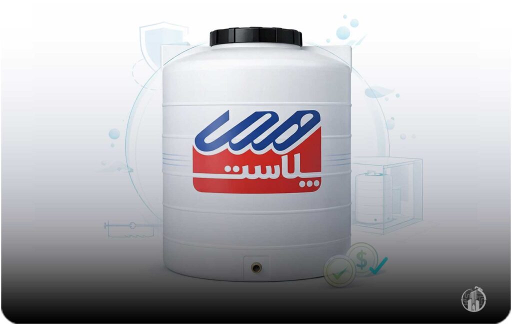 نحوه نصب منبع آب هماپلاست روی پشت‌بام